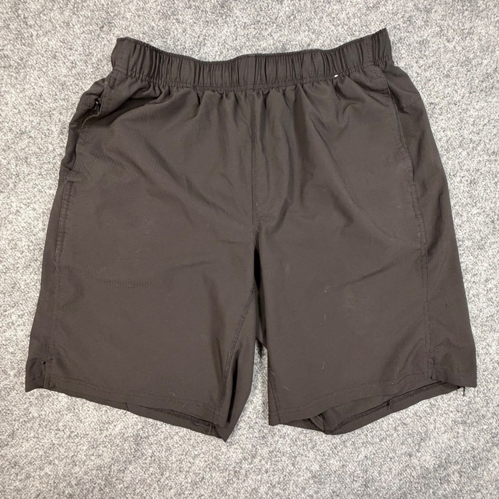 Champion Mens Black Ripstop Athletic Training Shorts Large 0865